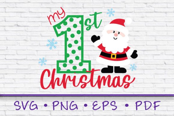 My First Christmas SVG: T-Shirt Designs & More