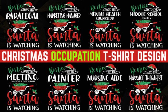 Occupation Christmas T-Shirt Designs 7 Review