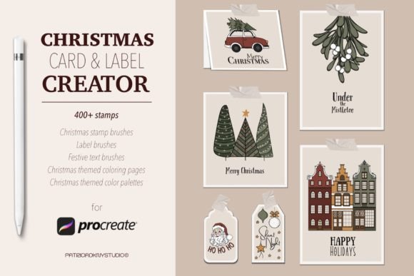 Procreate Christmas Card Creator Brushes Review