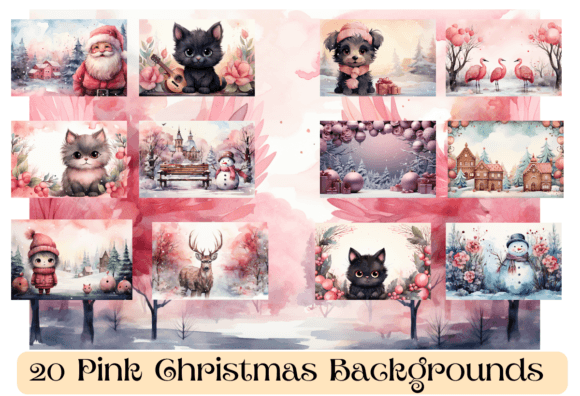 Review: 20 Pink Christmas Backgrounds Jpg for Festive Embroidery