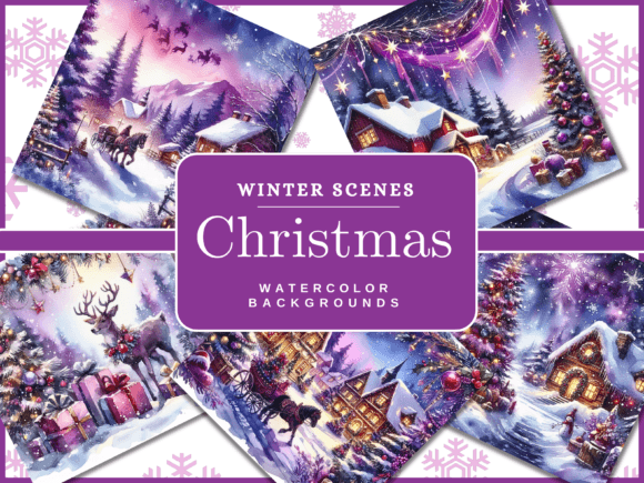 Review: Christmas & Winter Backgrounds