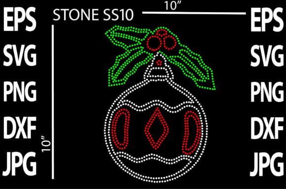 Rhinestone Christmas Vector: A Sparkling Crafts Asset