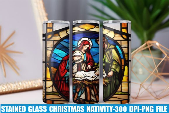 Stained Glass Nativity Tumbler: Print Templates Review