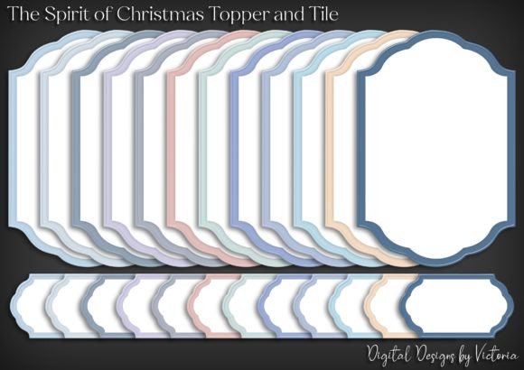 The Spirit of Christmas Topper and Tile: Festive Decorative Elements
