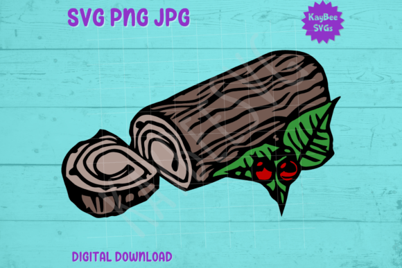 Yule Log Christmas SVG: A Crafts Asset for Blogs